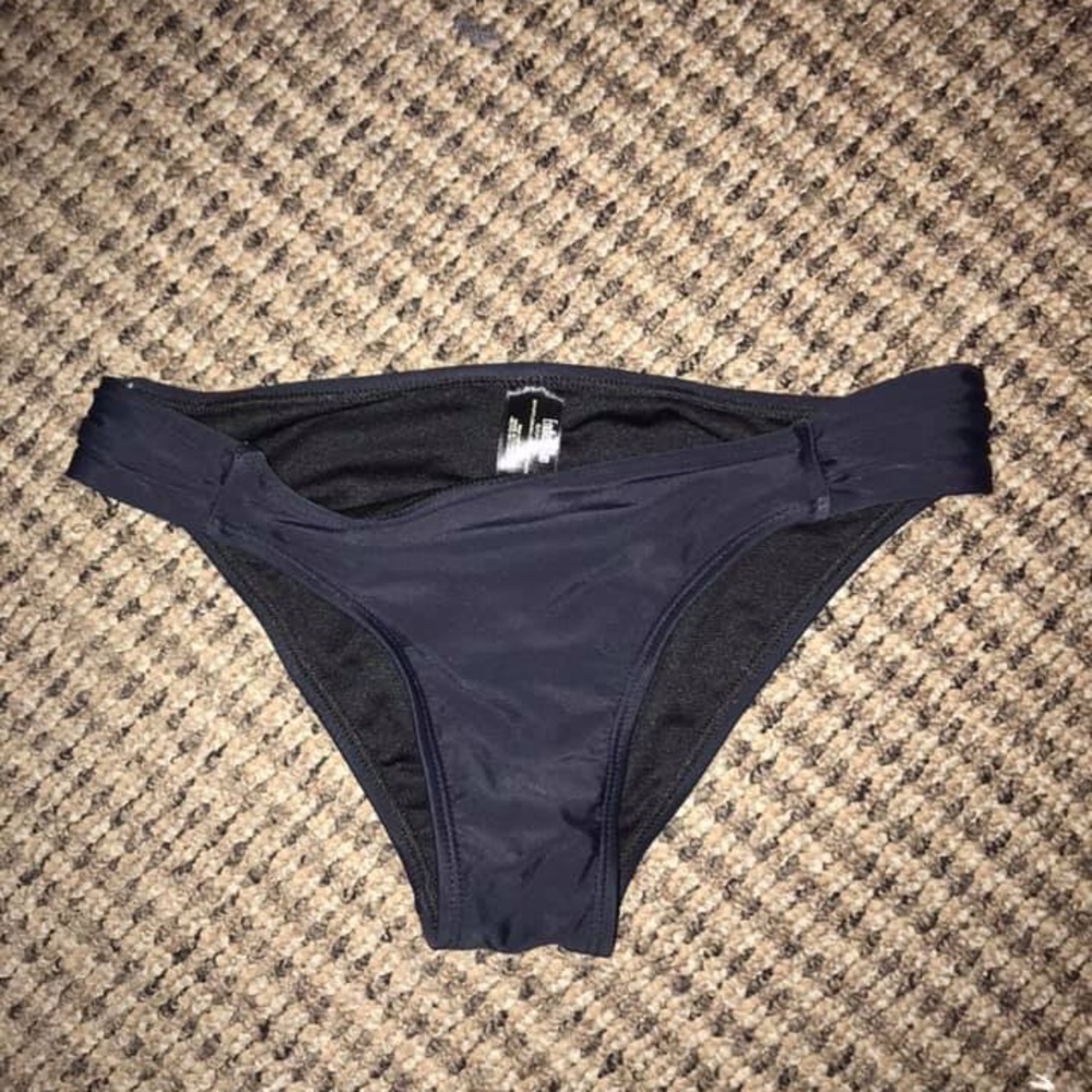 Black bikini bottoms